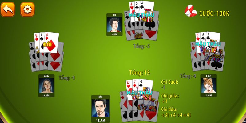 Game bài Thập Tam Thức thú vị