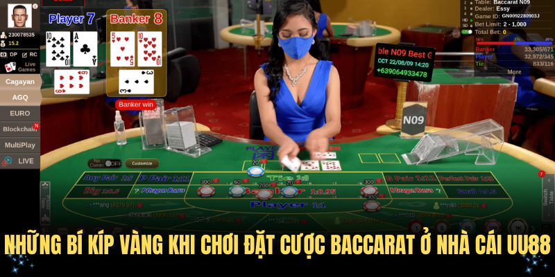 Những bí kíp vàng khi chơi đặt cược Baccarat ở nhà cái UU88